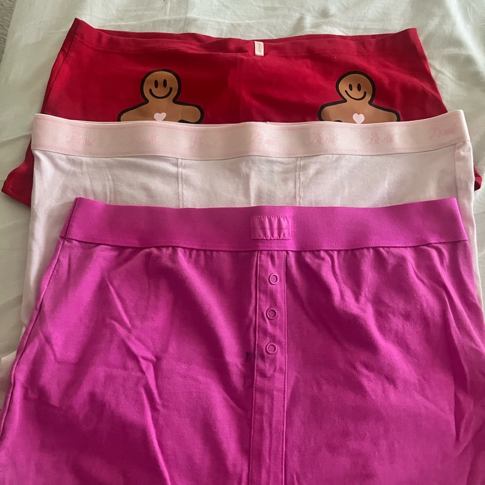 🆕 Lot of 3 Victoria’s Secret boyshort panties sz XL